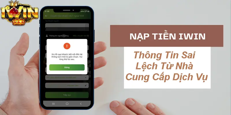 Thông tin sai lệch từ nhà cung cấp dịch vụ